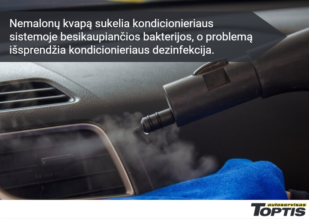 Nemalonus kvapas iš kondicionieriaus