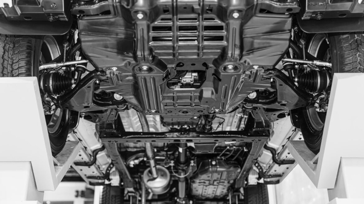 realaus automobilio važiuoklė