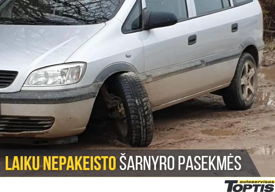 nepakeistas-sarnyras Nepakeisto šarnyro pasekmės