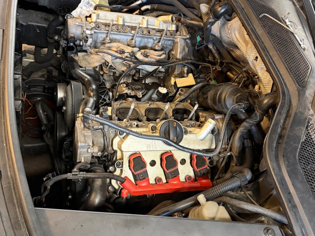 Variklis su nuimtu vožtuvų dangteliu Toptis autoservise